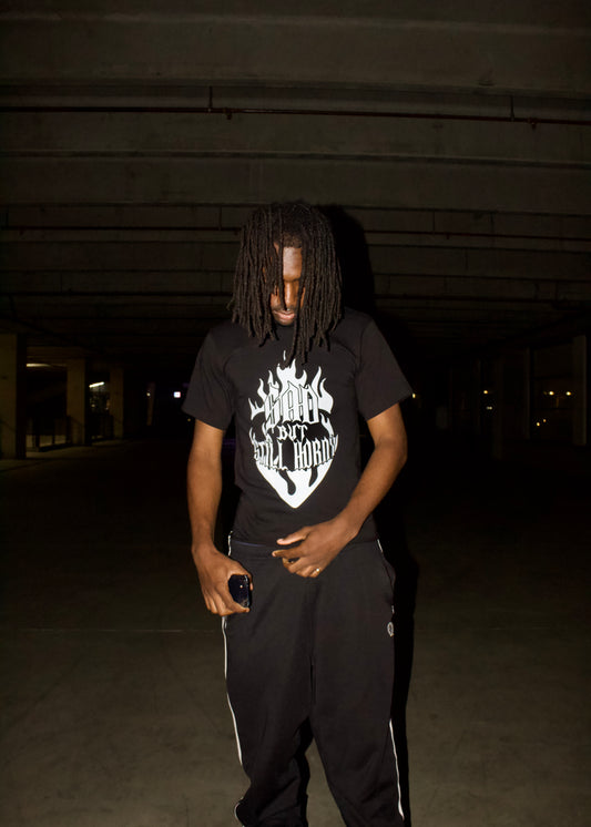 $ad But Still Horny Cropped T-Shirt