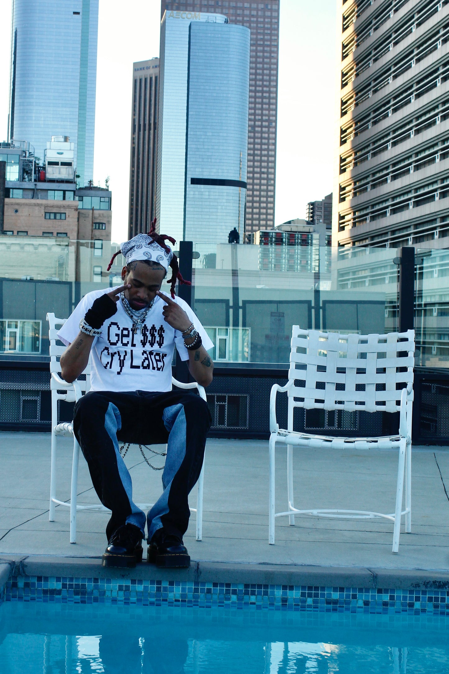 Get $$$ Cry Later Cropped T-Shirt