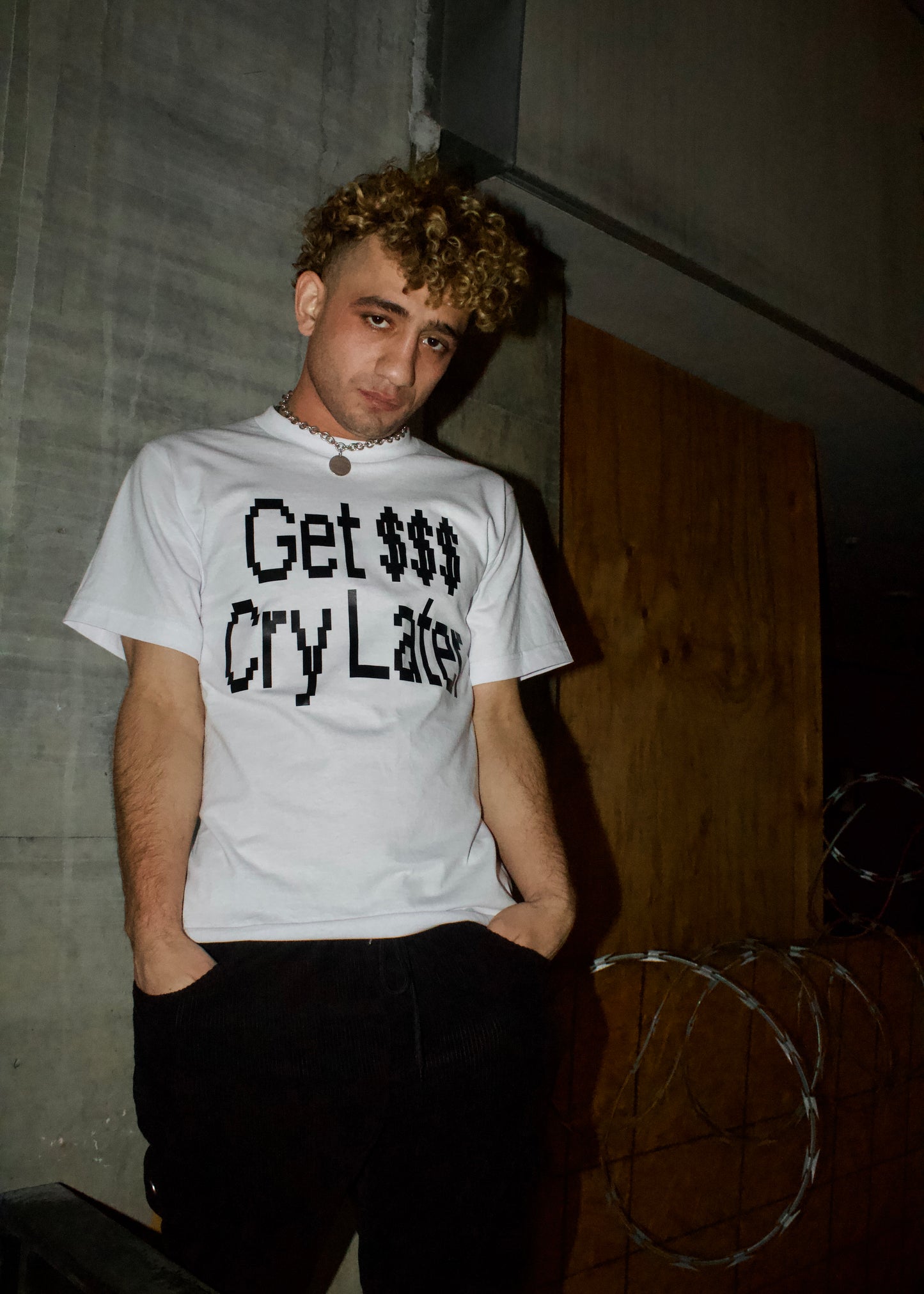 Get $$$ Cry Later Cropped T-Shirt